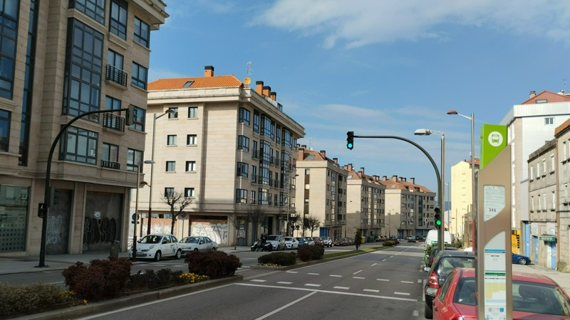 Vista de Rúa de Aragón, Vigo; fotografía de contexto, no fachada del número 183